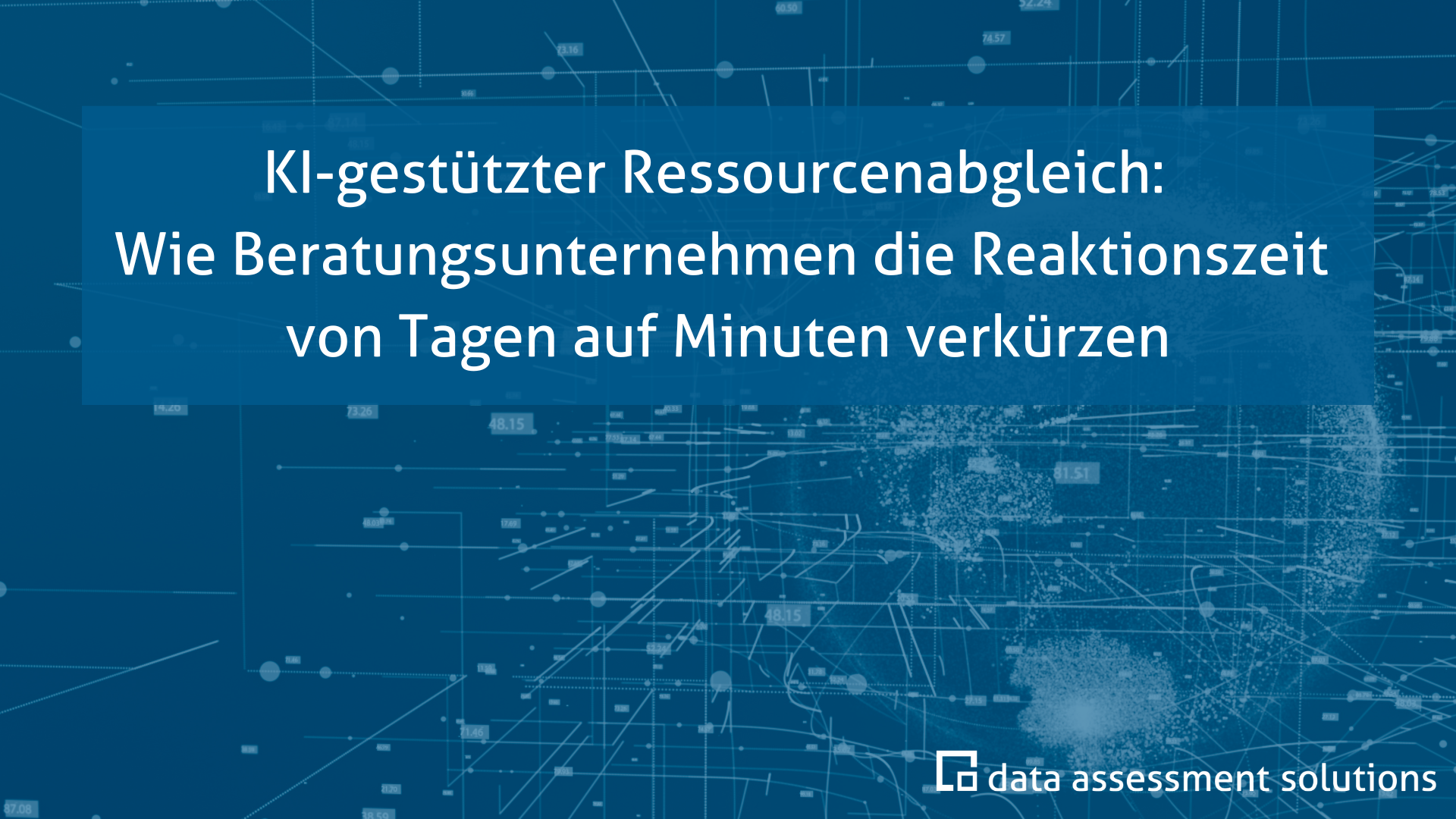 KI-gestützter Ressourcenabgleich:  Wie Beratungsunternehmen die Reaktionszeit von Tagen auf Minuten verkürzen